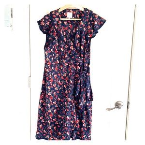Cute Retro Anthropology Wrap Dress Size 12